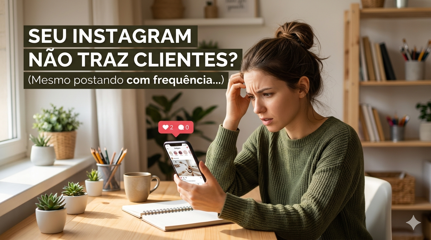 Instagram sem gerar clientes